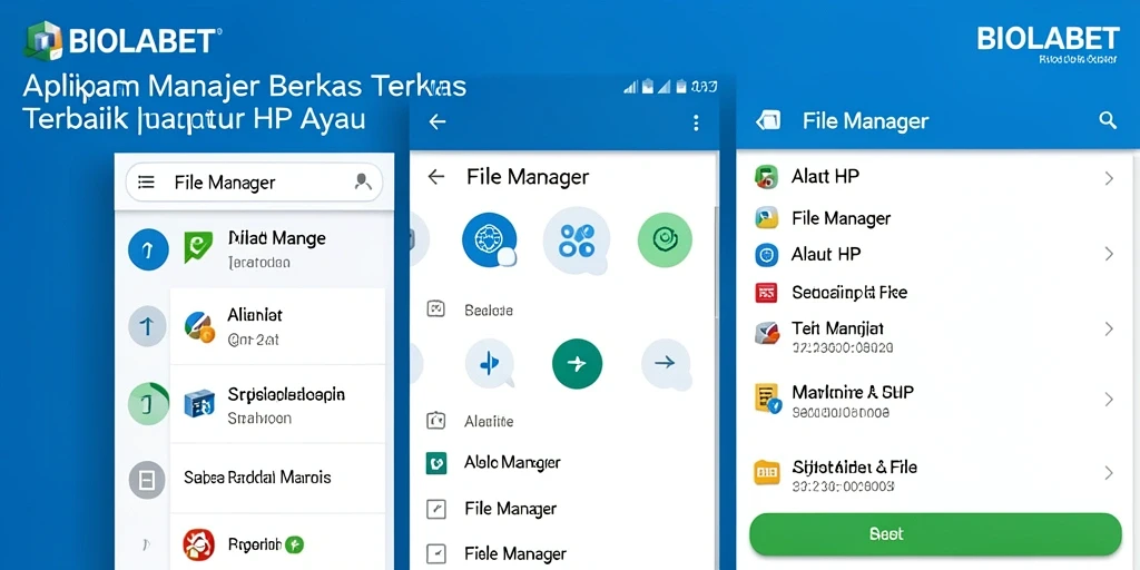 Tampilan antarmuka BIOLABET yang ramah pengguna untuk manajemen file.