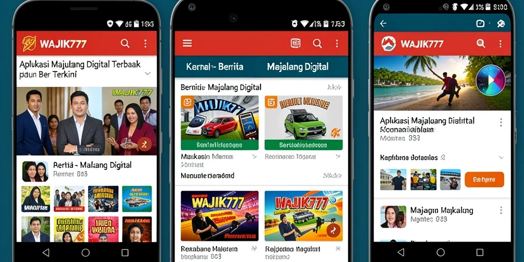 Antarmuka WAJIK777 yang menarik dan informatif.